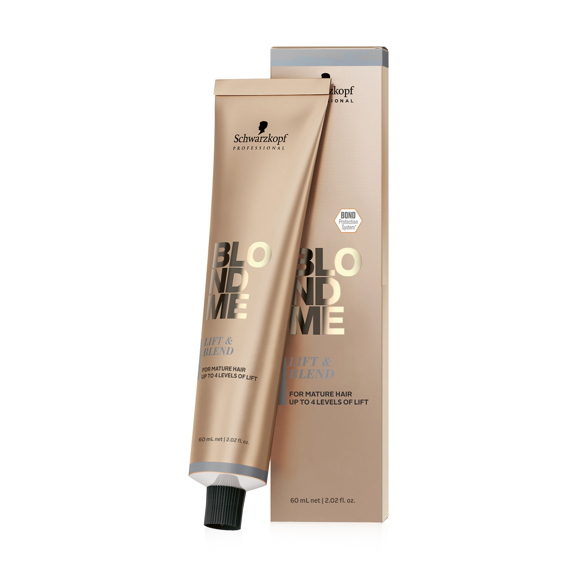 Освітлювальний бондинг-крем Schwarzkopf Professional BlondMe Lift&amp;Blend для сивого волосся, Biscuit, 60 мл